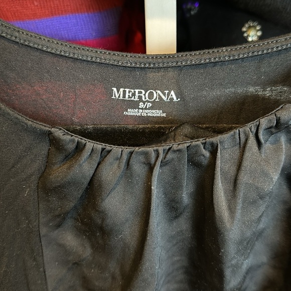 Merona black sleeveless top size S - Picture 2 of 3